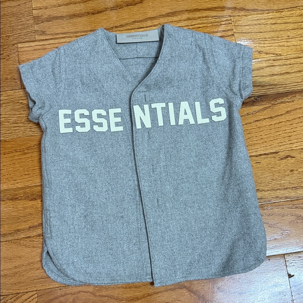Essentials Kids Gray Jersey Top